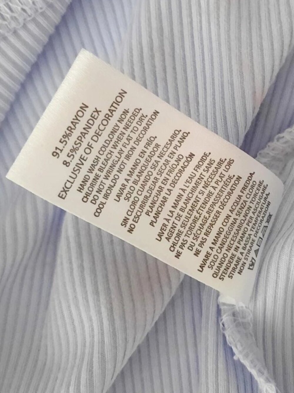 Boys Lie Locked In Rib Maxi Dress Maxi Light Blue Size M NWT - Picture 13 of 13